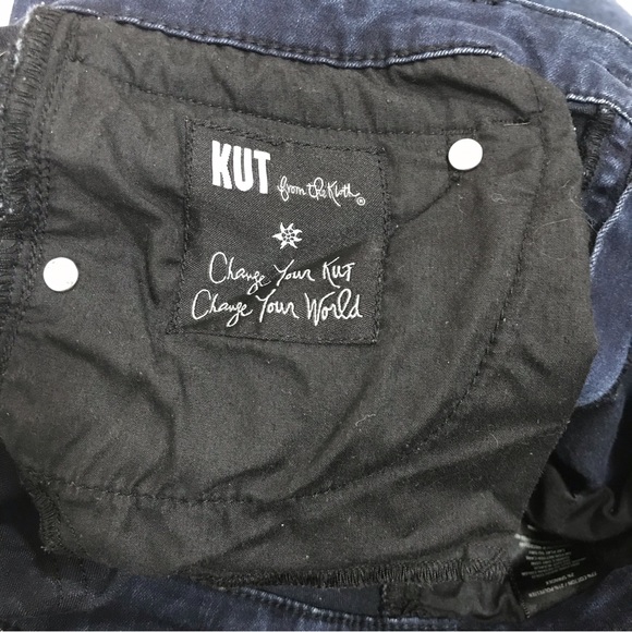 Kut from the Kloth Dark Blue Emma Zip Ankle Skinny Jeans - Picture 11 of 14